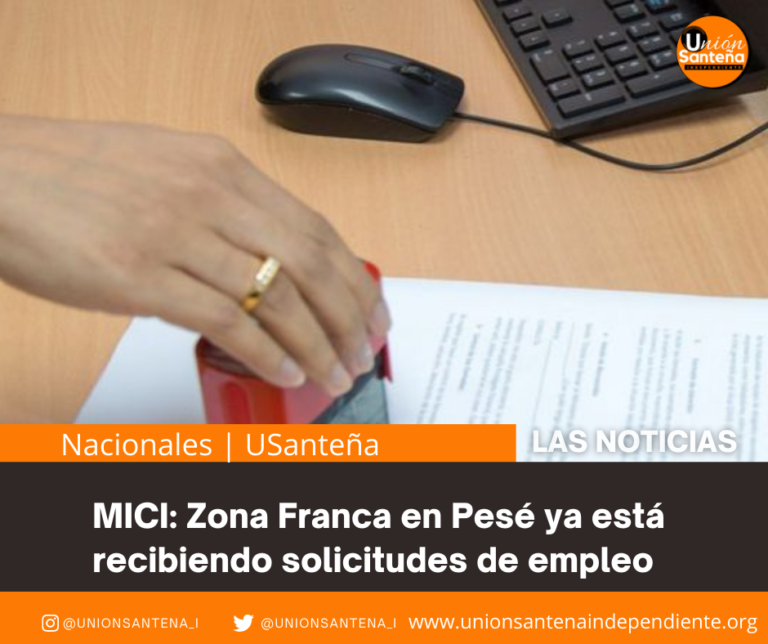 MICI: Zona Franca en Pesé ya está recibiendo solicitudes de empleo