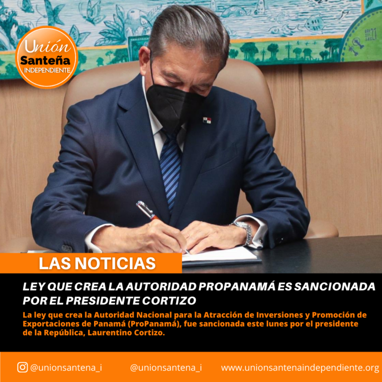 Ley que crea la Autoridad ProPanamá es sancionada por el presidente Cortizo