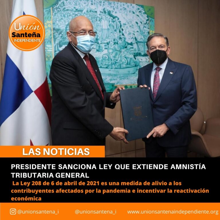 Presidente sanciona ley que extiende amnistía tributaria general