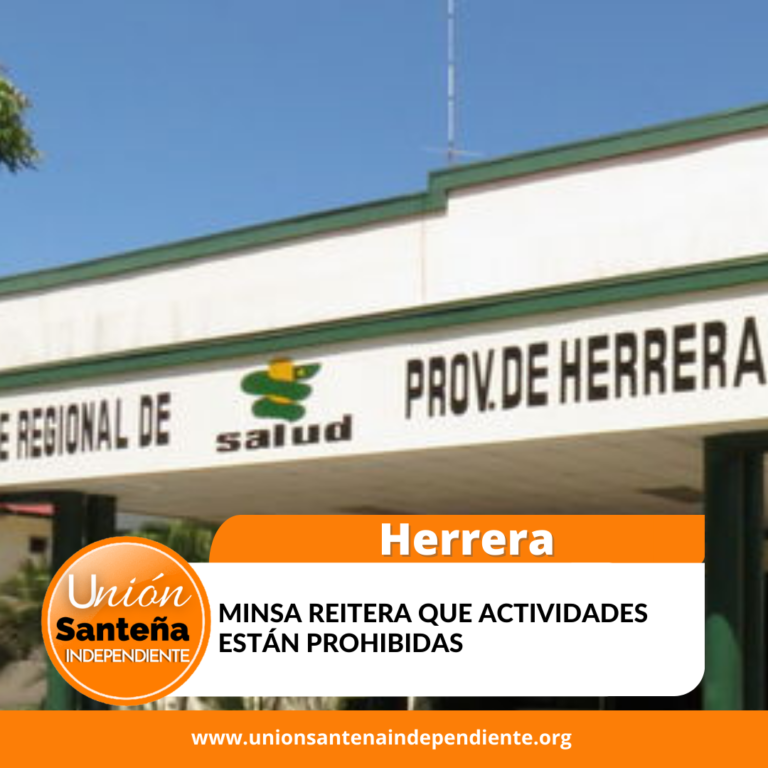 MINSA reitera que actividades están prohibidas