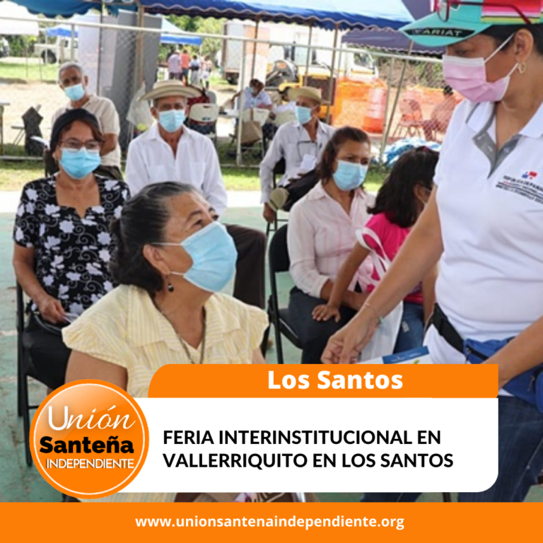 Feria Interinstitucional en Vallerriquito en Los Santos
