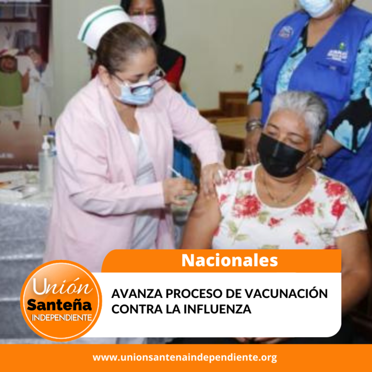 Avanza proceso de vacunación contra la Influenza