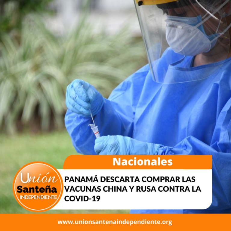 Panamá descarta comprar las vacunas china y rusa contra la covid-19
