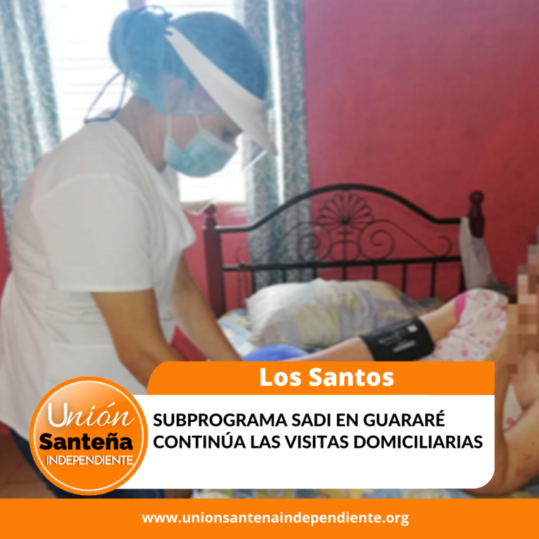 Subprograma SADI en Guararé continúa las visitas domiciliarias