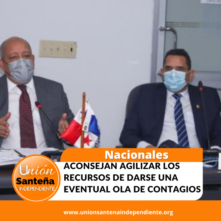 ACONSEJAN AGILIZAR LOS RECURSOS DE DARSE UNA EVENTUAL OLA DE CONTAGIOS