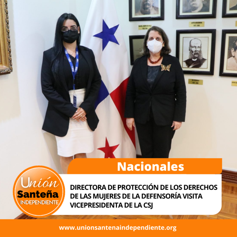 Directora de Protección de los Derechos de las Mujeres de la Defensoría visita vicepresidenta de la CSJ