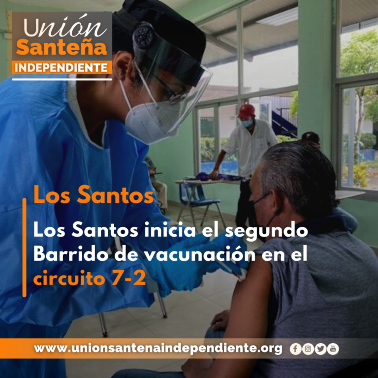 Los Santos inicia el segundo Barrido de vacunación en el circuito 7-2