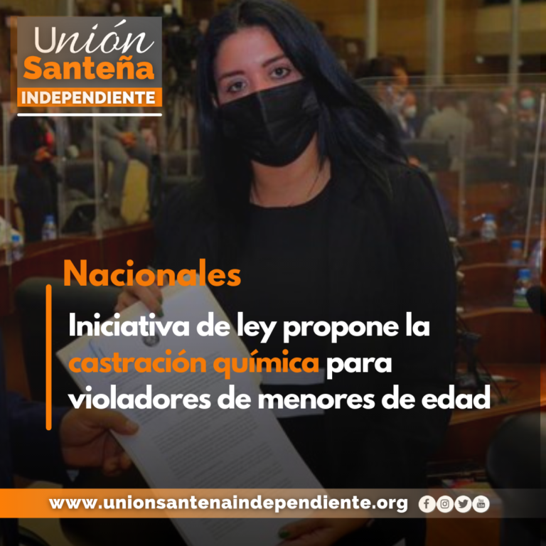 Iniciativa de ley propone la castración química para violadores de menores de edad
