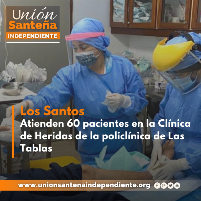 Atienden 60 pacientes en la Clínica de Heridas de la policlínica de Las Tablas
