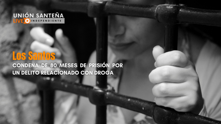 CONDENA DE 80 MESES DE PRISIÓN POR UN DELITO RELACIONADO CON DROGA