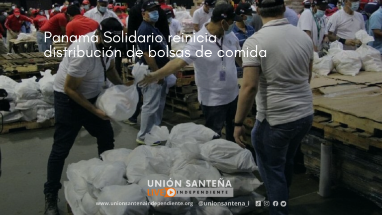 Panamá Solidario reinicia distribución de bolsas de comida