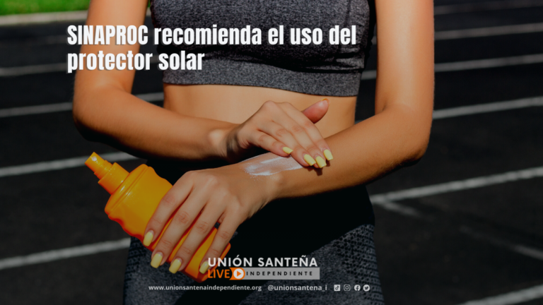 SINAPROC recomienda el uso del protector solar